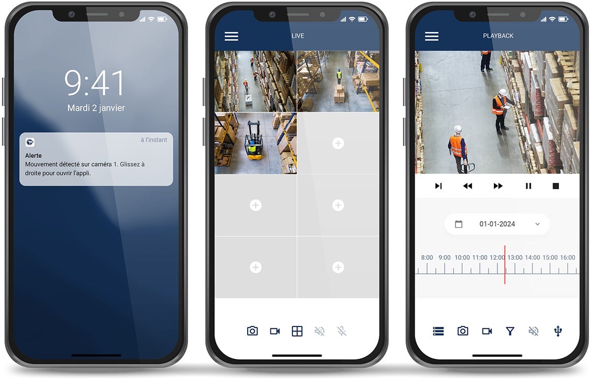Système sans fil à 2 dômes PRO - Bascom
