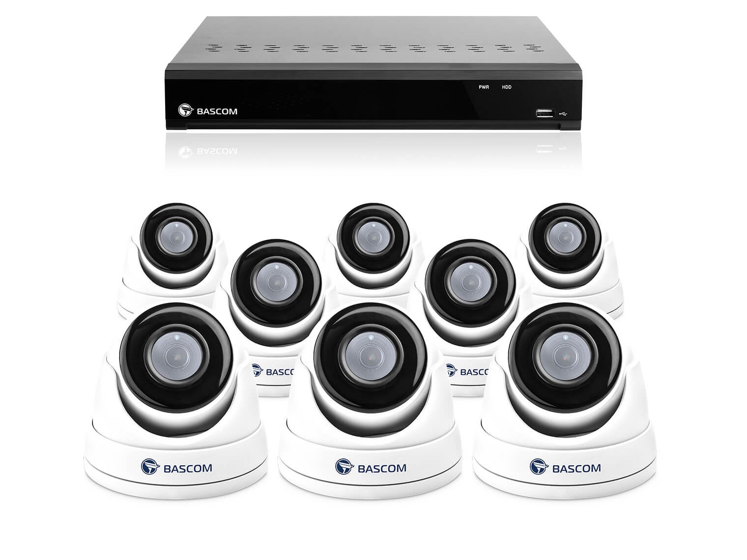 Système sans fil à 8 dômes