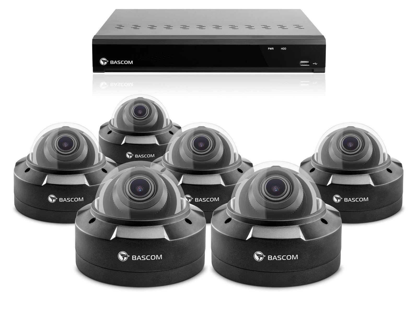 Système sans fil à 6 dômes PLUS - Bascom